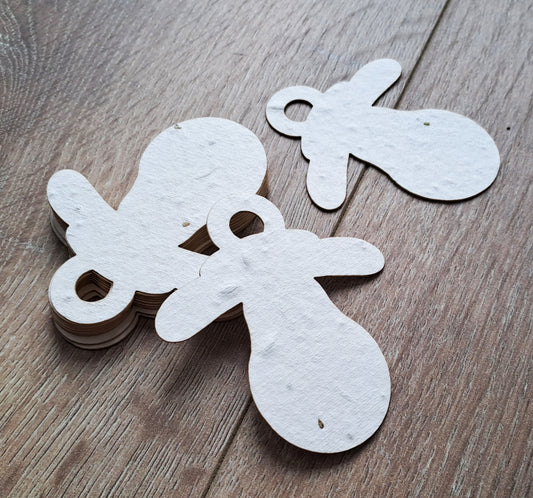 Tétine à planter en papier ensemencé
