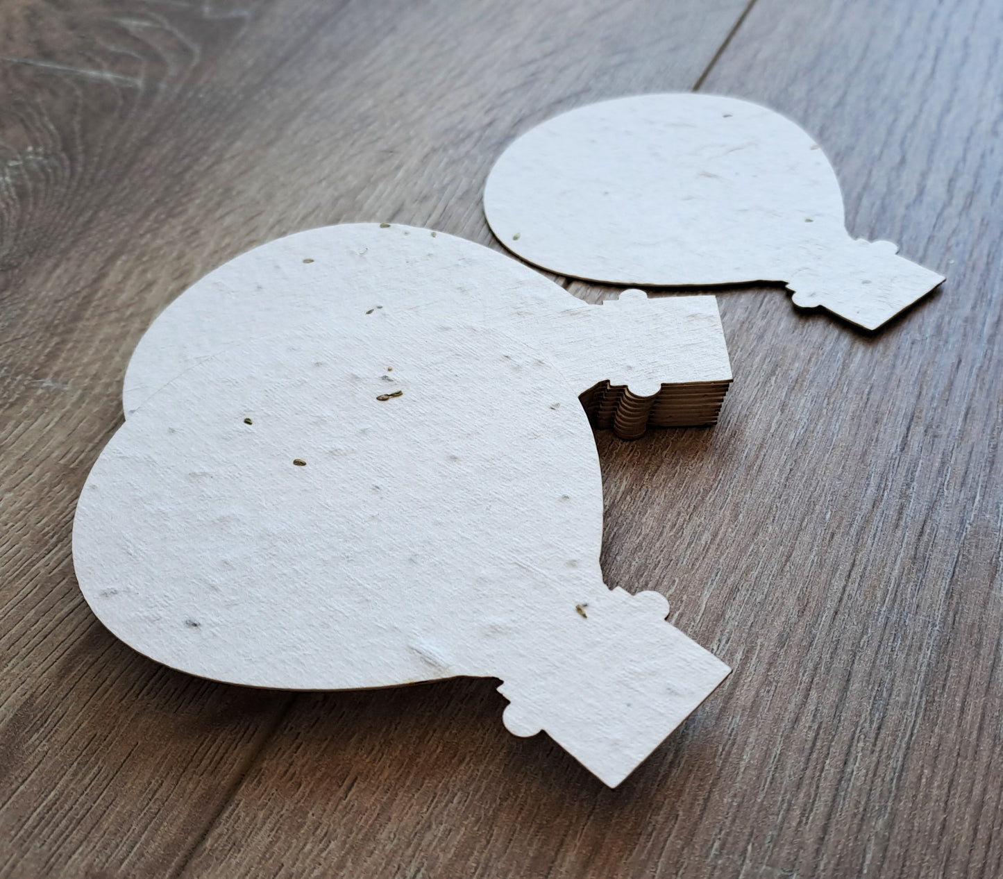 Montgolfière à planter en papier ensemencé