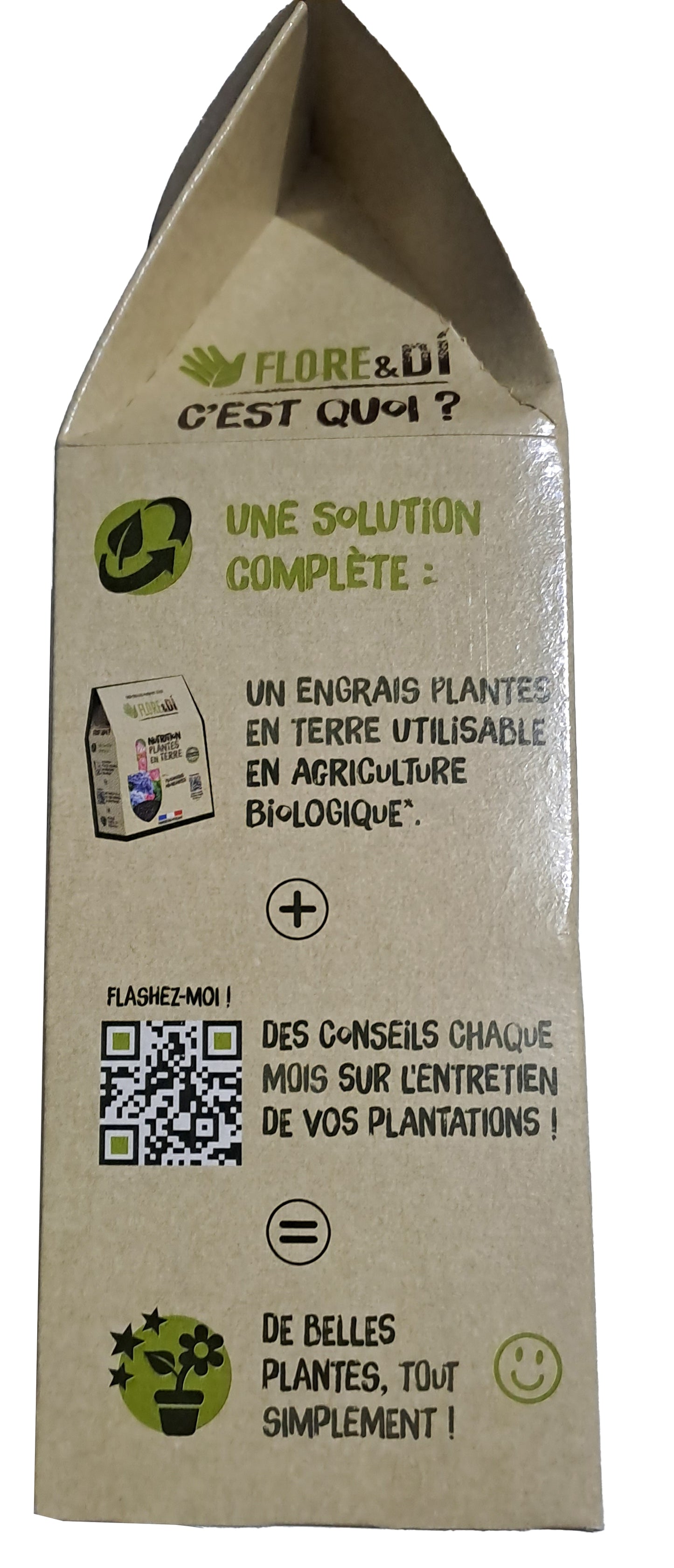 Engrais Nutrition Plantes en terre 500g FLORE&DI