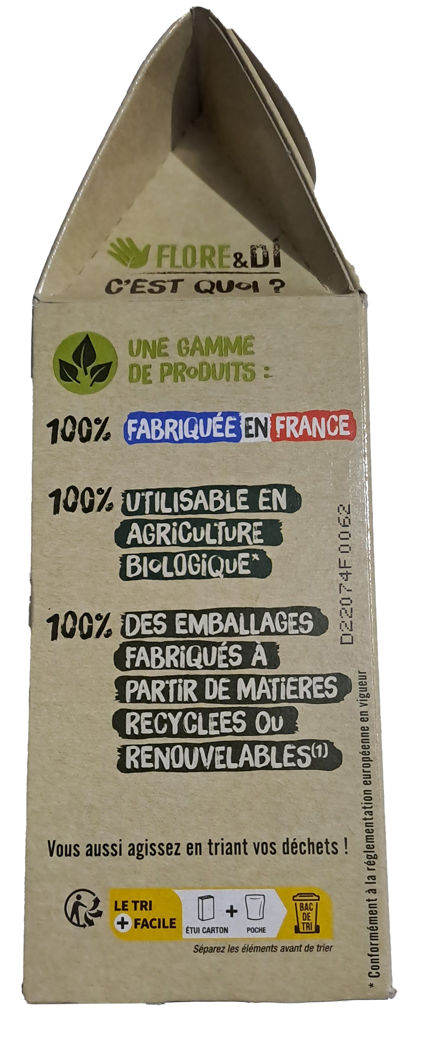 Engrais Nutrition Plantes en terre 500g FLORE&DI