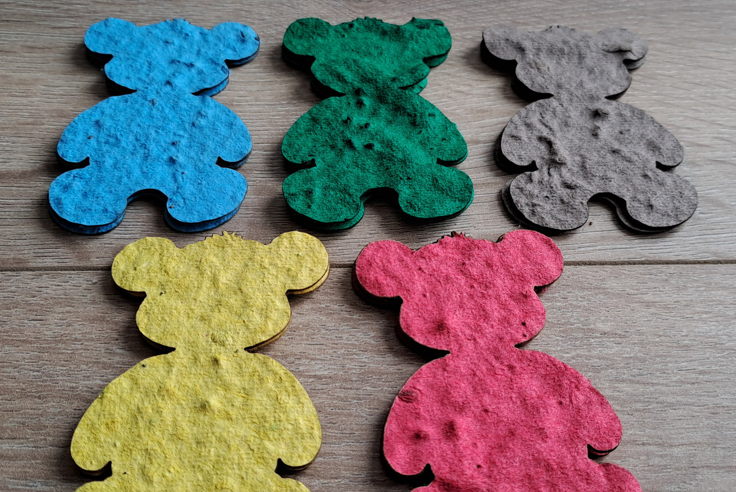 Ourson à planter en papier ensemencé