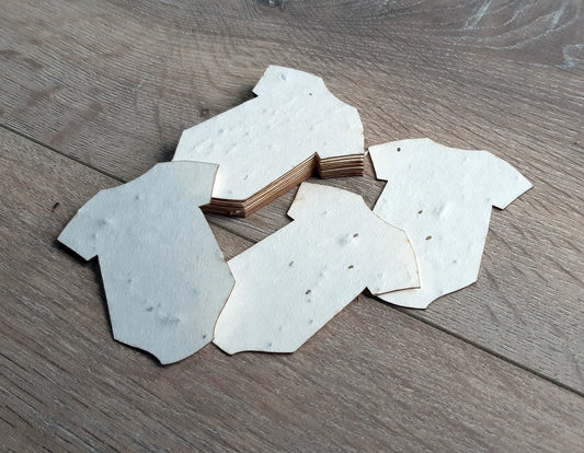 Body bébé à planter en papier ensemencé La Fabrik' à Pousses