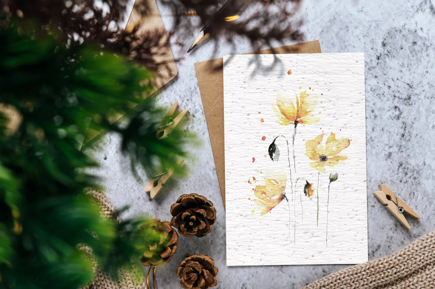 Carte à planter coquelicot La Fabrik' à Pousses
