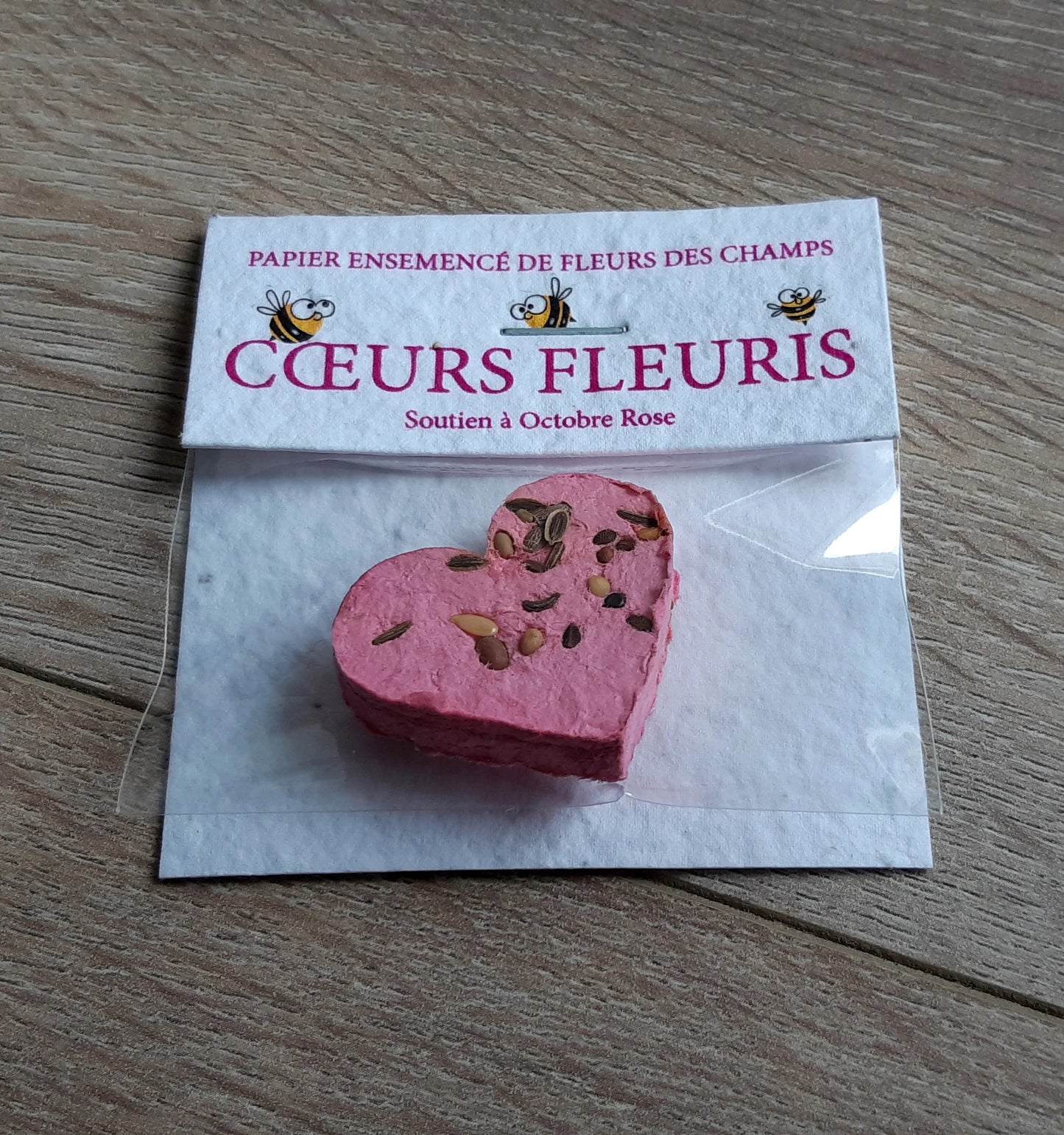 Coeur de graines Octobre Rose La Fabrik' à Pousses