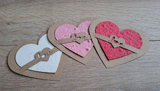 Coeur ensemencé à planter "Love" La Fabrik' à Pousses