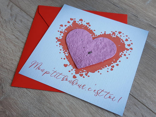 Saint Valentin au grand coeur à planter La Fabrik' à Pousses