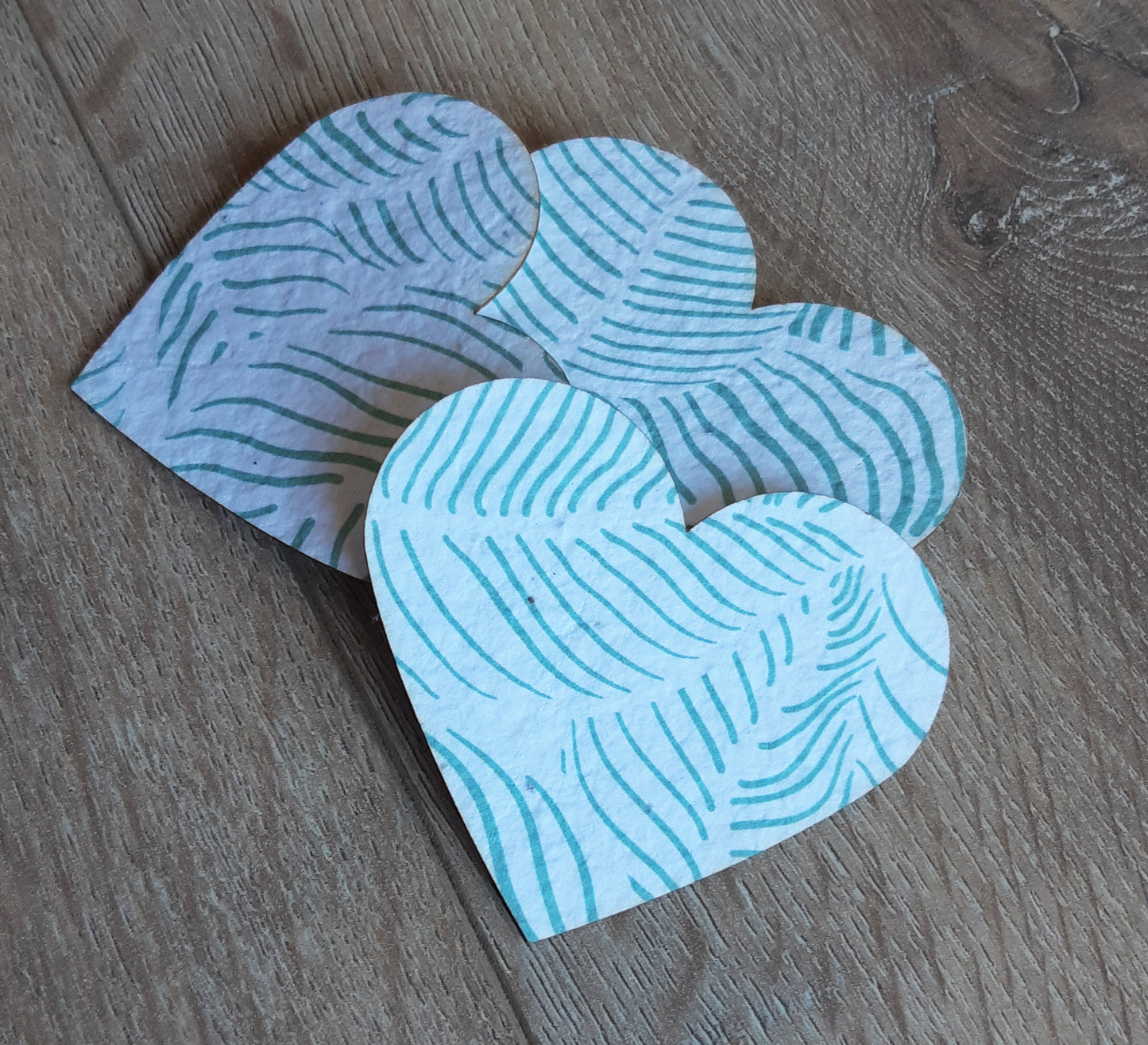 Coeur ensemencé à planter avec variantes florales
