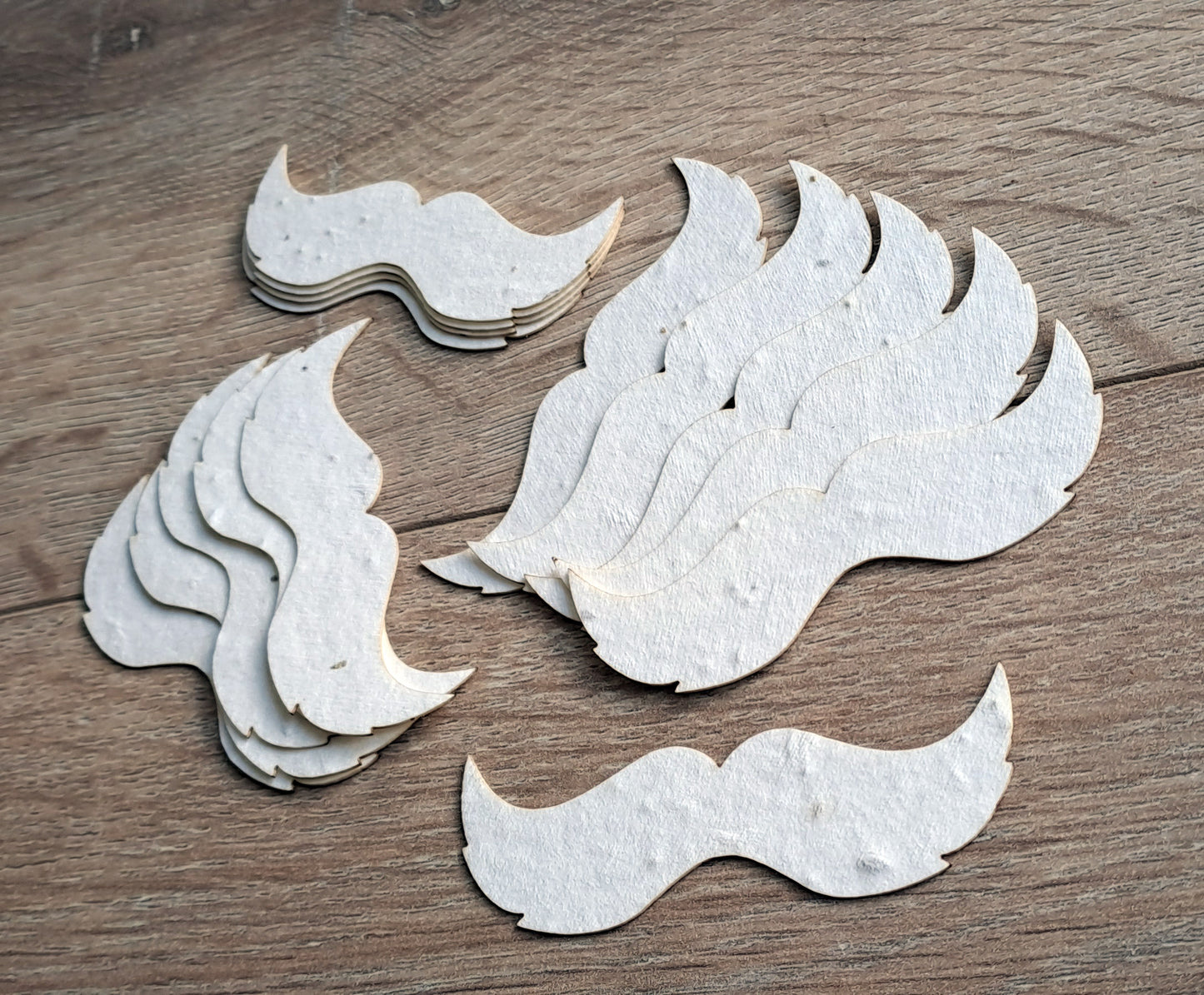 Moustache à planter en papier ensemencé