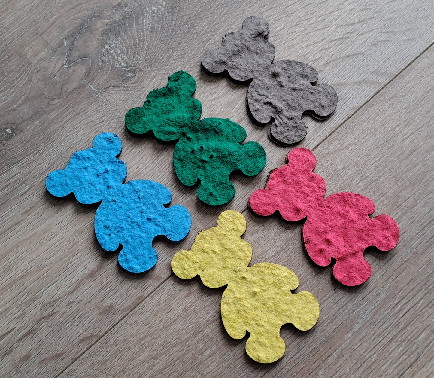 Ourson à planter en papier ensemencé