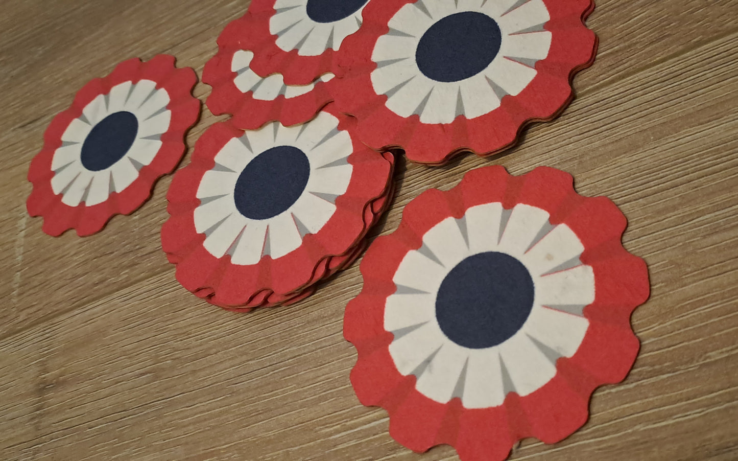 Cocarde française à planter en papier ensemencé