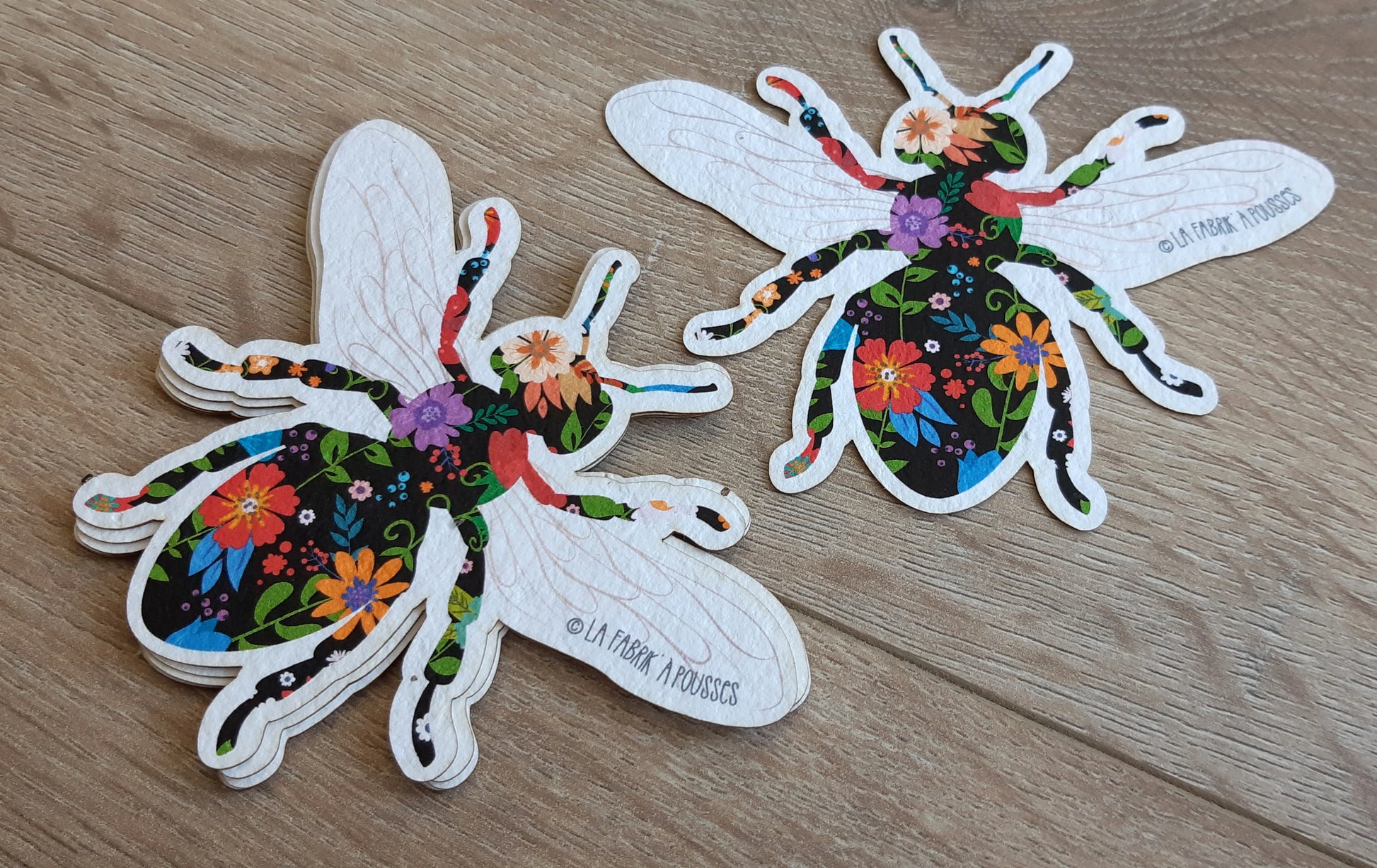 Abeille desigual en papier ensemencé La Fabrik' à Pousses