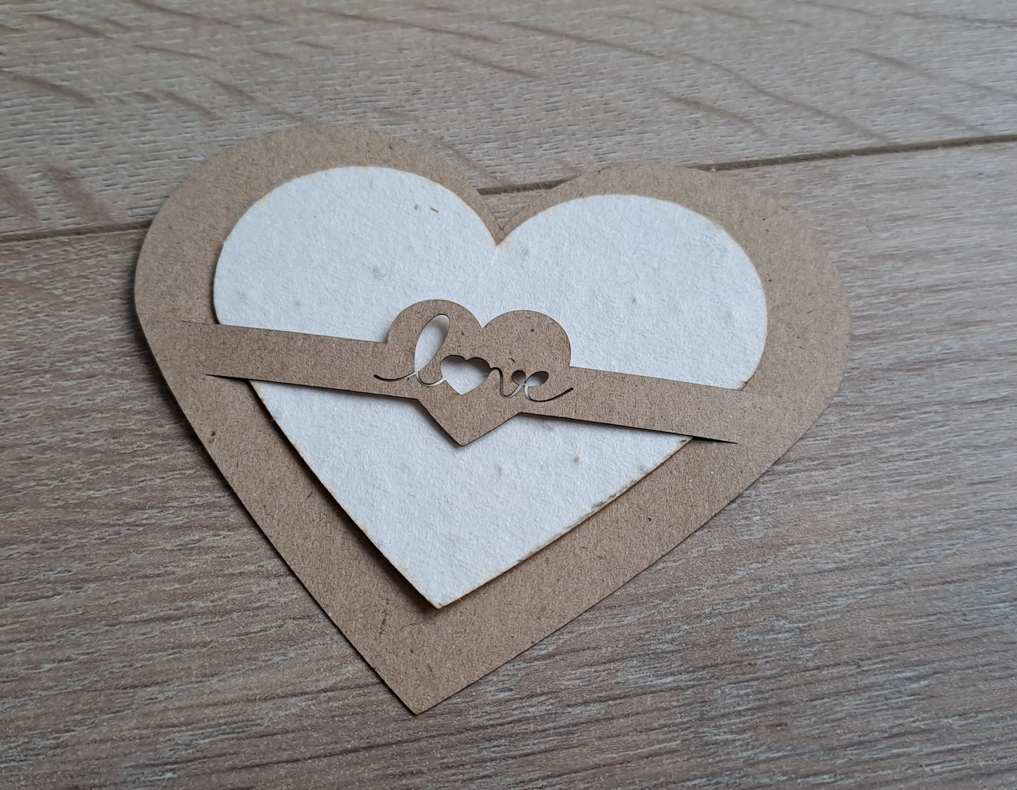 Coeur ensemencé à planter "Love" La Fabrik' à Pousses