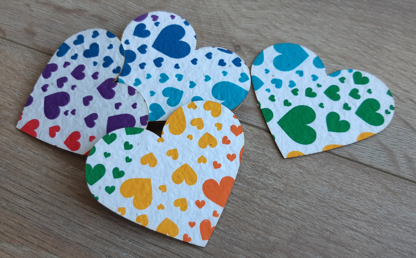 Coeur ensemencé à planter, variantes coeurs, fleurs et LGBT La Fabrik' à Pousses