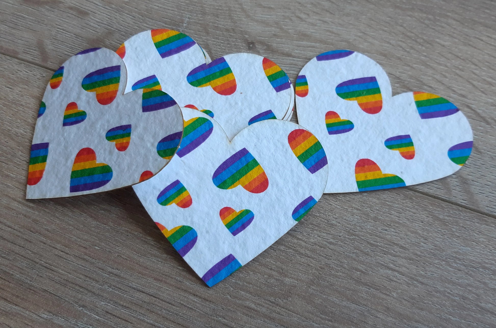 Coeur ensemencé à planter, variantes coeurs, fleurs et LGBT La Fabrik' à Pousses