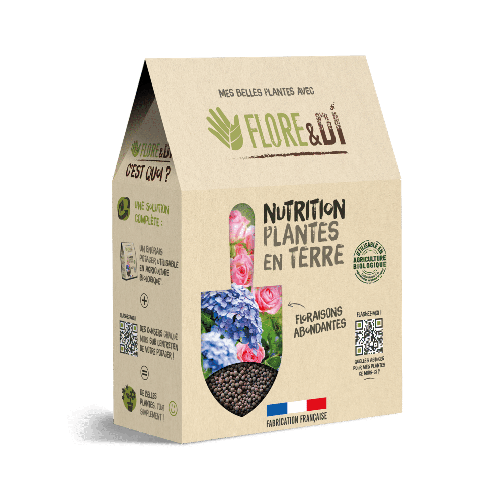 Engrais Nutrition Plantes en terre 500g FLORE&DI